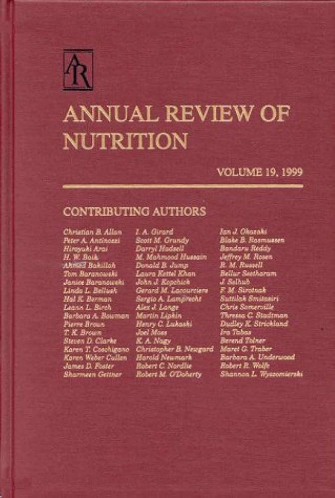 Annual review of nutrition