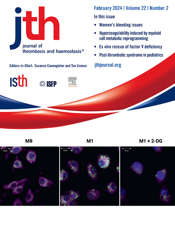 Journal of Thrombosis and Haemostasis